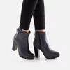 Botine dama din piele naturala - 451 blue box