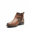 Botine dama din piele naturala, Leofex - 458 cognac