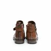 Botine dama din piele naturala, Leofex - 458 cognac