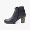 Botine dama din piele naturala Leofex- 460 Mov box