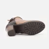 Botine dama din piele naturala Leofex- 461 Taupe Maro box