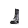 Botine damă din piele naturală, Leofex - Mostra 005 Negru Box