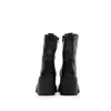 Botine damă din piele naturală, Leofex - Mostra 005 Negru Box