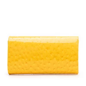 CGeantă plic damă din piele naturală  - 4014 Galben Lac