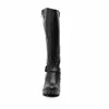 Cizme dama din piele naturala - 473 negru