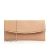 Geantă plic elegantă din piele naturală - 4015 Nude  Box
