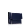Geantă plic elegantă din piele naturală pentru damă -  4015 Bleumarin Box