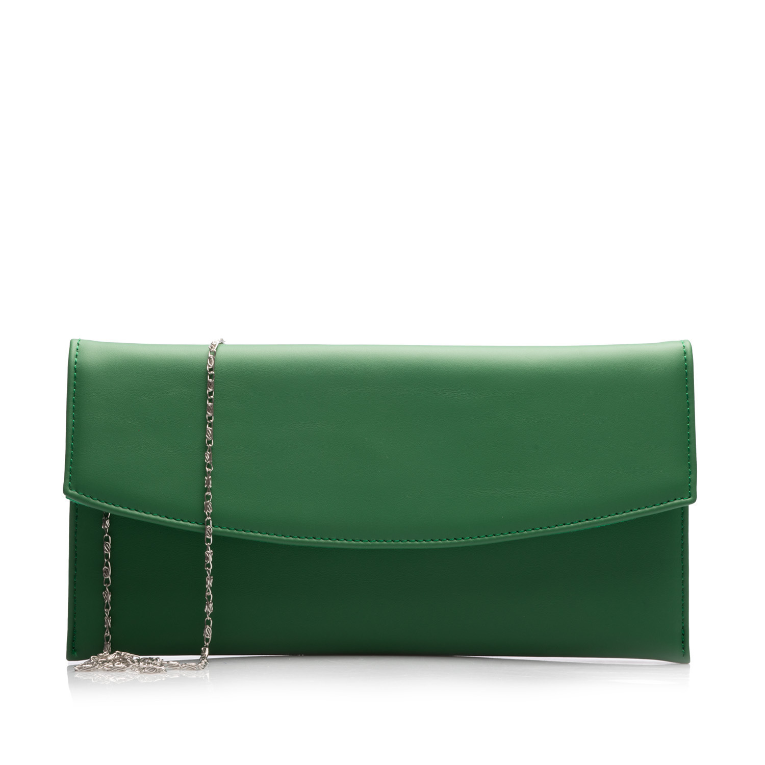 Geanta plic slim dama din piele naturala - 4015 Verde Box