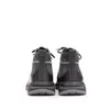 Ghete bărbași din piele naturală Leofex - 985 Antracit Nabuc