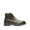 Ghete bărbați din piele naturală, Leofex  - 702 Verde Box