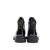 Ghete damă casual din piele naturală  - 4504 Negru Box