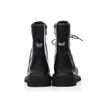 Ghete damă casual din piele naturală, Pass Colection  - 4507 Negru Box