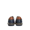 Pantofi casual barbati din piele naturala Leofex- 590  Blue velur
