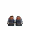 Pantofi barbati casual din piele naturala Leofex- 591 Blue Velur