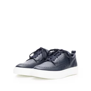 Pantofi bărbați casual din piele naturală, Leofex - 609 Blue Box