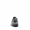 Pantofi barbati eleganti din piele naturala cu ciucuri, Leofex -515 Negru Box