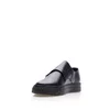 Pantofi casual bărbați cu catarame din piele naturală, Leofex -  648 Negru box