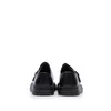 Pantofi casual bărbați cu catarame din piele naturală, Leofex -  648 Negru box