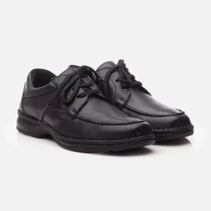 Pantofi casual bărbați din piele naturală - 9325 Negru Box