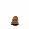 Pantofi casual barbati din piele naturala cu ciucuri, Leofex - 922 Camel Velur