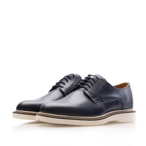 Pantofi casual bărbati din piele naturală, Leofex - 539-1 Blue Box
