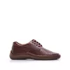 Pantofi casual barbati din piele naturala,Leofex - 594-1  Cognac Box