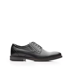 Pantofi casual bărbați din piele naturală Leofex - 603-1 Negru box