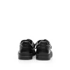 Pantofi casual bărbați din piele naturală, Leofex - 651 Negru Box