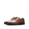 Pantofi casual bărbați din piele naturală Leofex - 657 Cognac Box