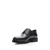 Pantofi casual bărbați din piele naturală, Leofex - 660-1 Negru Box