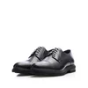 Pantofi casual bărbați din piele naturală, Leofex - 660-1 Negru Box