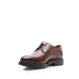 Pantofi casual bărbați din piele naturală, Leofex - 660 Red Wood Box