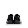 Pantofi casual bărbați din piele naturală Leofex - 665 Negru Florantic