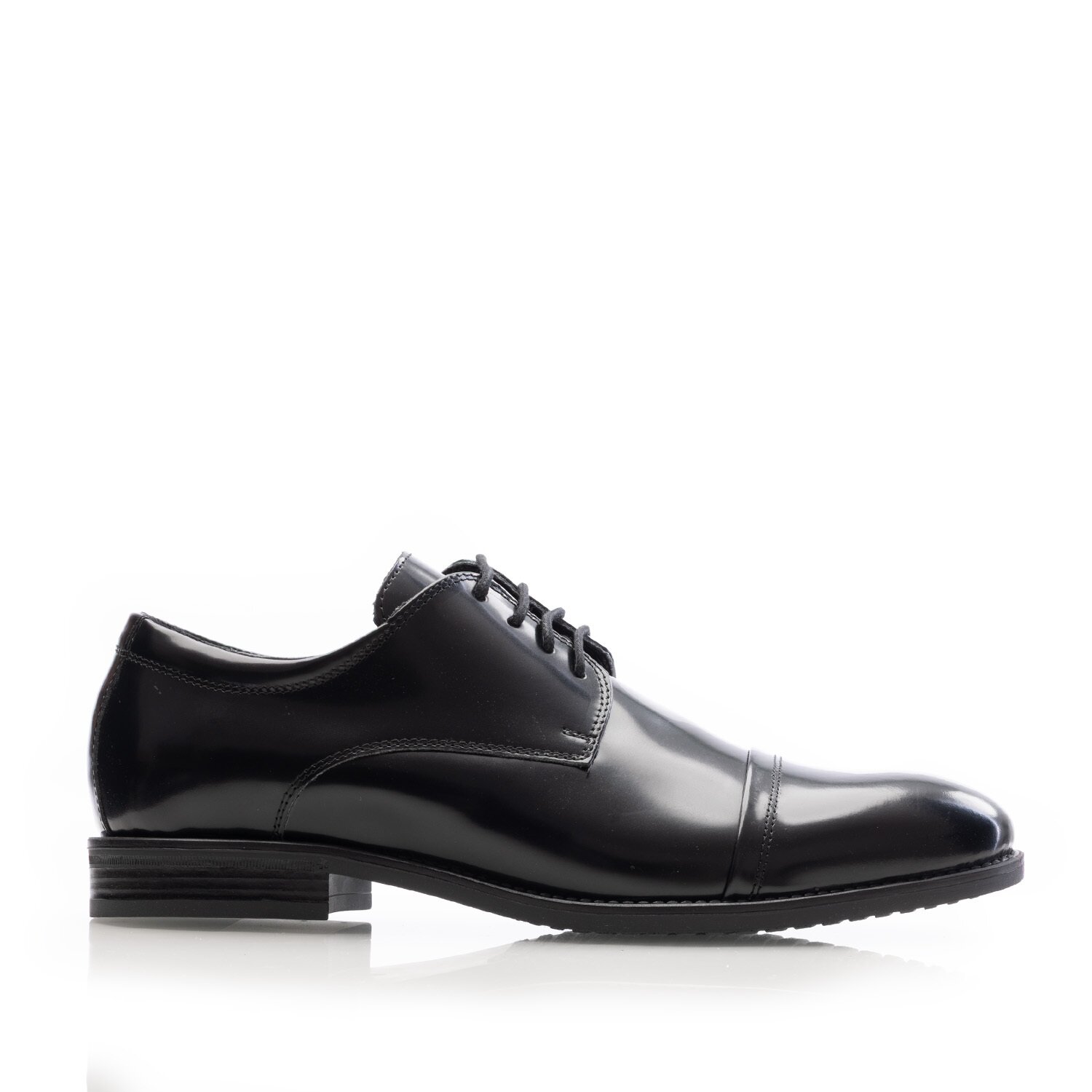 Pantofi casual barbati din piele naturala Leofex - 665 Negru Florantic