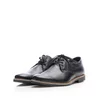 Pantofi casual bărbați din piele naturală, Leofex -  787x Negru Box