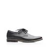Pantofi casual bărbați din piele naturală, Leofex -  787x Negru Box