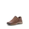Pantofi casual barbati din piele naturala, Leofex - 919 Maro Nabuc