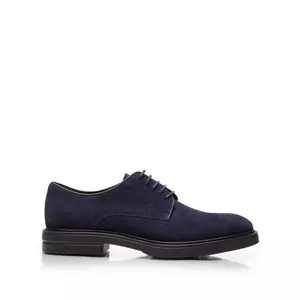 Pantofi casual bărbați din piele naturală, Leofex - 991 Blue Velur