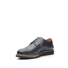 Pantofi casual barbati din piele naturala Leofex - Mostra 603 Blue+cognac box