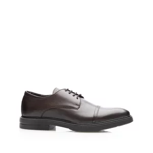 Pantofi casual bărbați din piele naturală Leofex - Mostră 665 Mogano Box