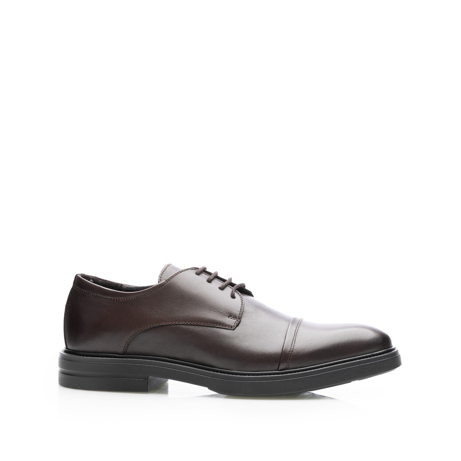 Pantofi casual bărbați din piele naturală Leofex - Mostră 665 Mogano Box