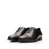 Pantofi casual bărbați din piele naturală, Leofex - Mostră Filip Negru Box