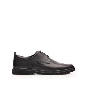 Pantofi casual bărbați din piele naturală, Leofex - Mostră Tiberiu 1 Negru Box