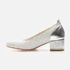 Pantofi casual cu toc damă din piele naturală, Leofex - 023 Alb Box