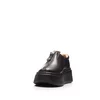 Pantofi casual damă cu fermoar din piele naturală,Leofex - 285-2 Negru box