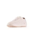Pantofi casual damă din piele naturală - 3505 Nude box perforat