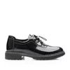Pantofi casual damă din piele naturală - 4402 Negru Lac