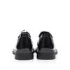 Pantofi casual damă din piele naturală - 4402 Negru Lac