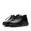 Pantofi casual damă din piele naturală - 4408 Negru Box