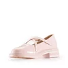 Pantofi casual damă din piele naturală - 4418 Roz Pudră Lac